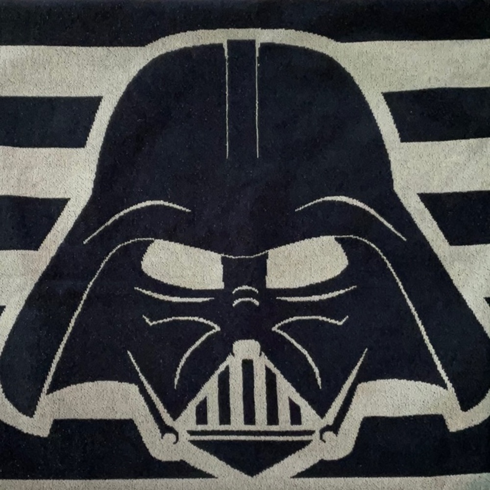 Hanna Andersson:Star Wars Darth Vader Striped Beach, Bath TOWEL 34”x64” Cotton